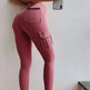 Pocketed Gym Leggings: High Waist, Scrunch Butt - EX-STOCK CANADA