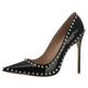Pointed Shallow Mouth Thin Heel High Heel Shoes - EX-STOCK CANADA