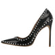 Pointed Shallow Mouth Thin Heel High Heel Shoes - EX-STOCK CANADA