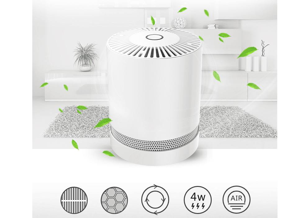 Portable desktop air purifier - EX-STOCK CANADA