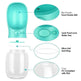 Portable Dog Water Bottle 350-550ML: Travel Bowl Dispenser - EX-STOCK CANADA