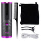 Portable LCD Hair Curler: Rechargeable, Ceramic, Auto Rotating - EX-STOCK CANADA