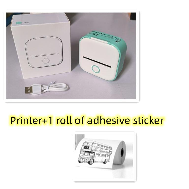 Portable Mini Thermal Label Printer Home Photo Printer Student Wrong Question Printer Bluetooth Mini Label Printer Price Tag - EX-STOCK CANADA