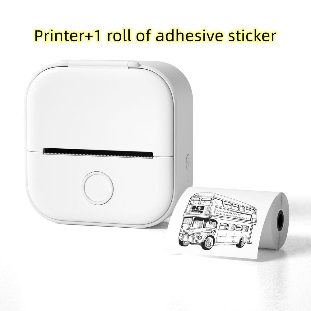 Portable Mini Thermal Label Printer Home Photo Printer Student Wrong Question Printer Bluetooth Mini Label Printer Price Tag - EX-STOCK CANADA