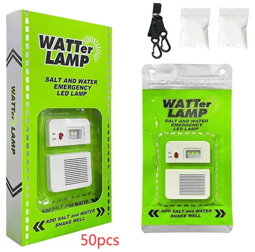 Portable Salt Water Lamp Camping LED - EX-STOCK CANADA