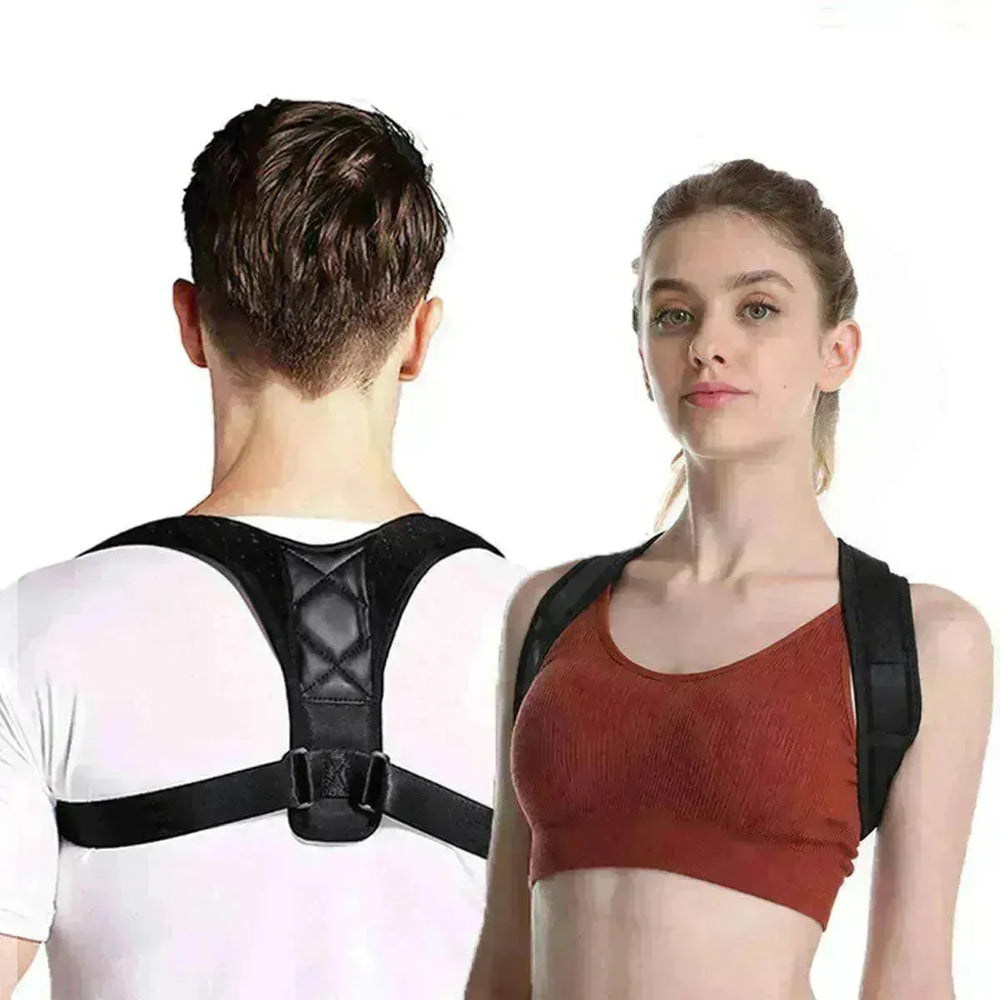 Posture Corrector Men Women Upper Back Pain Brace Clavicle Support Straightener - EX-STOCK CANADA