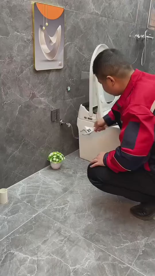 Toilettenspray Reiniger Toilettenverstärker Sprühpistole Doppelkontrollwinkel Ventil Messing Wasserhahn