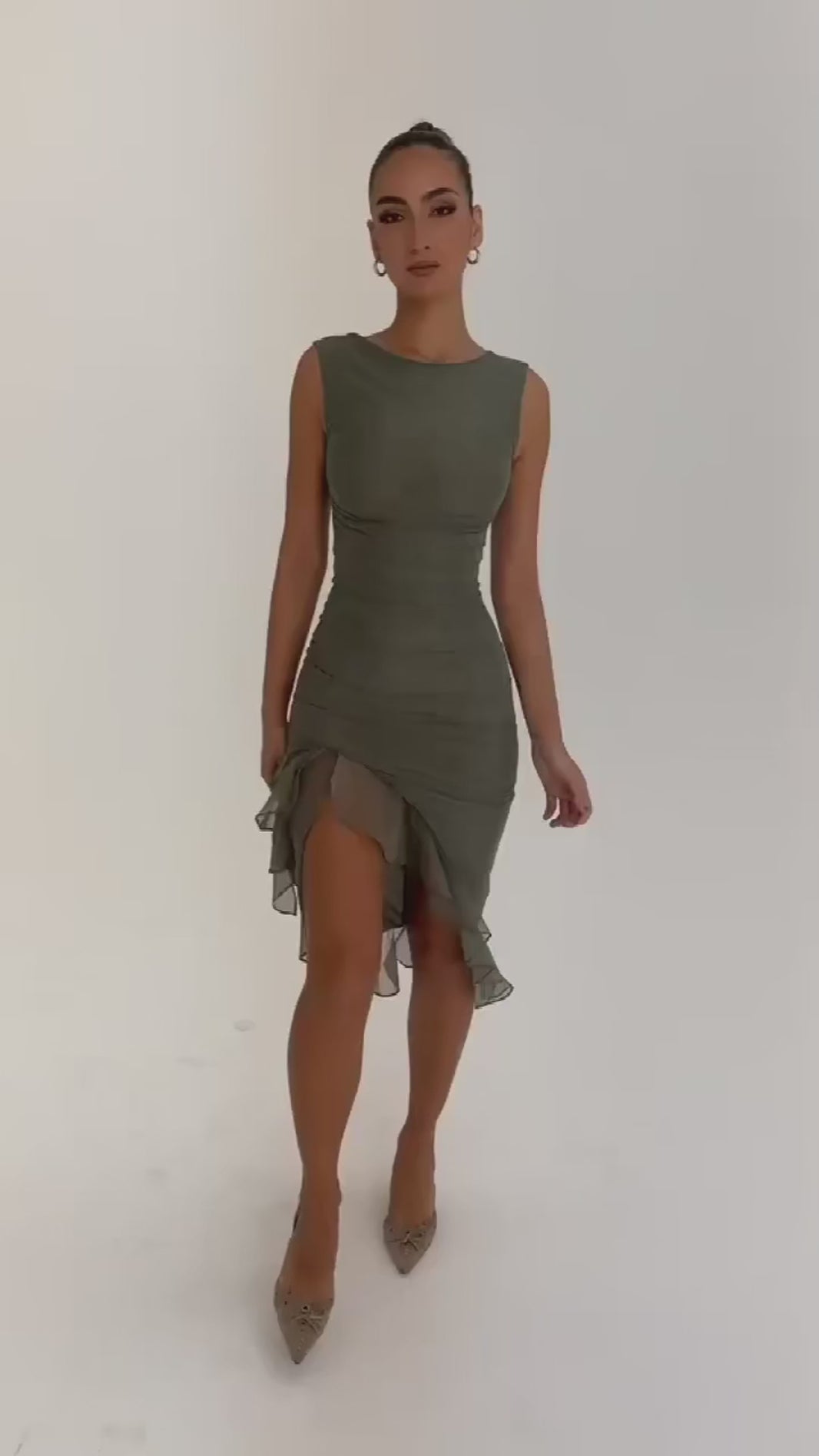 Sommer schlankes dünne ärmellose Kleid für Frauen Fashion Party Clubkleider