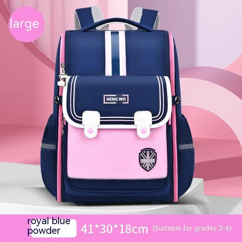 Primary School Student Schoolbag Female Lightweight Burden Alleviation Spine Protection - EX-STOCK CANADA