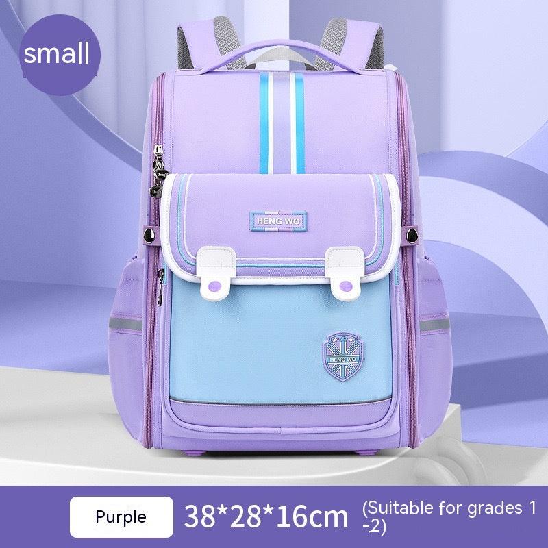 Primary School Student Schoolbag Female Lightweight Burden Alleviation Spine Protection - EX-STOCK CANADA