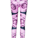 Print patchwork yoga leggings - EX-STOCK CANADA