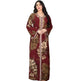 Printed Embroidered Elegant Arab Dubai Turkey Middle Eastern Sophisticated Women Abaya Dress Robe - EX-STOCK CANADA