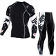 Printed long sleeve gym suit - EX-STOCK CANADA