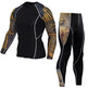 Printed long sleeve gym suit - EX-STOCK CANADA