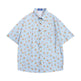 Printed Small Cherry Short-sleeved Shirt - EX-STOCK CANADA