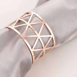 Prismatic Elegant Non-package Napkin Ring - EX-STOCK CANADA