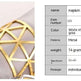 Prismatic Elegant Non-package Napkin Ring - EX-STOCK CANADA