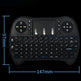 Private Mode I8 Flying Squirrel Smart Touch Game USB2.4G Full Keyboard TV Brain Wireless Remote Control - EX-STOCK CANADA