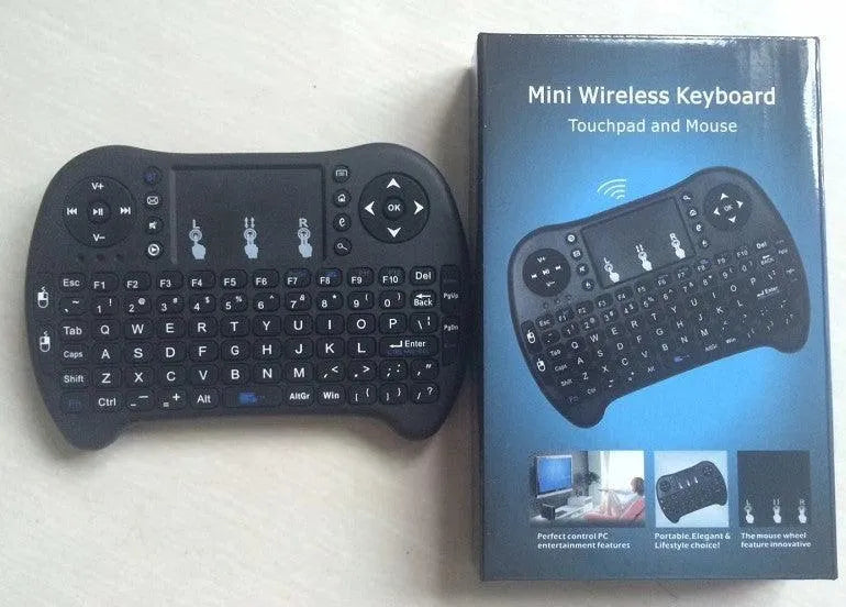 Private Mode I8 Flying Squirrel Smart Touch Game USB2.4G Full Keyboard TV Brain Wireless Remote Control - EX-STOCK CANADA