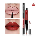 Pudaier Matte Lip Gloss Lip Liner 2 in1 Maquiagem Profissional Completa Agate Red Lip Tint Plumper Tattoo Makeup liquid Lipstick - EX-STOCK CANADA