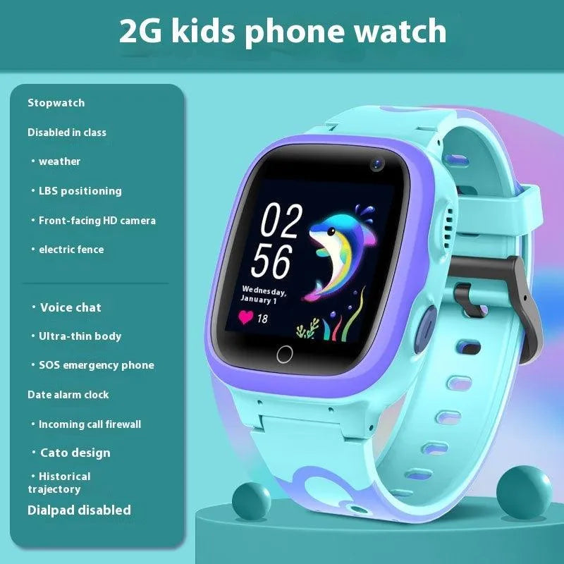 Q12S Children's Smart Positioning Watch Waterproof Photo Touch Screen Student Smart Watch - EX-STOCK CANADA