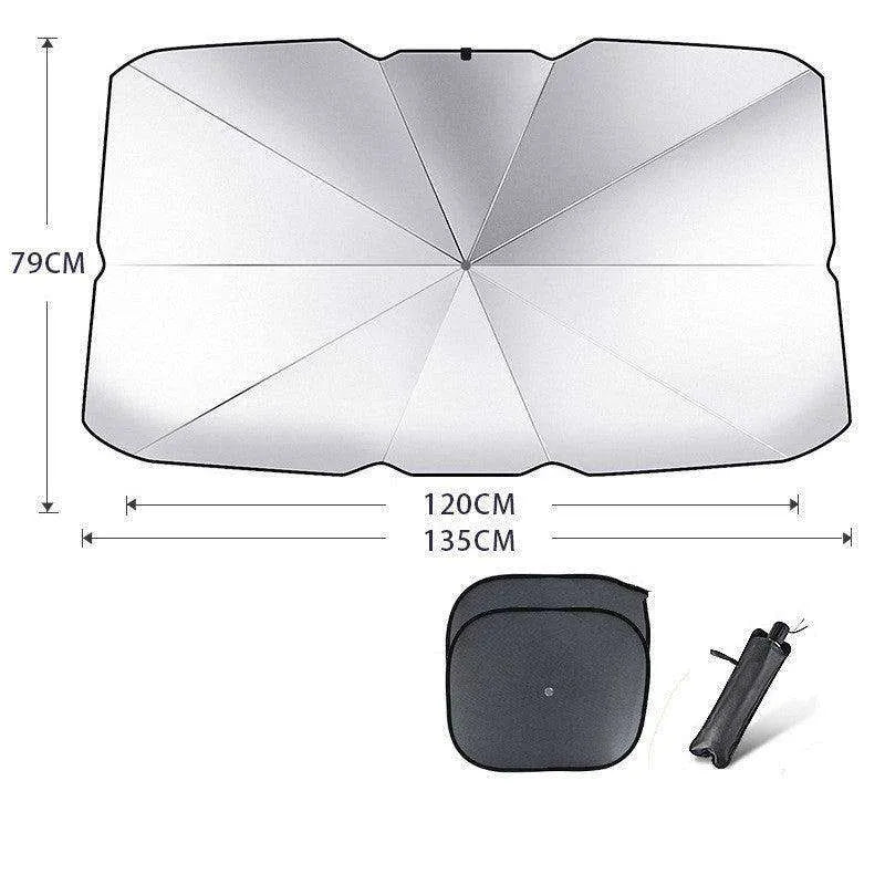 Quick deploy and practical foldable car sunshade - EX-STOCK CANADA