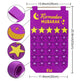 Ramadan Decoration Eid Calendar 30 Days Eid Tapestry For Children - EX-STOCK CANADA