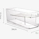 Refrigerator Beverage Storage Box Double-layer Self-rolling Kitchen Storage Rack - EX-STOCK CANADA