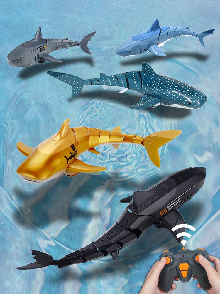 Remote Control Shark 2.4G Remote Control Fish Children's Toys Summer Water Toys - EX-STOCK CANADA