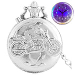 Retro LED Motorcycle Design Pendant Quartz Clock - EX-STOCK CANADA