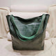 Retro Shoulder Bag Big Pocket Oil Wax Totes - EX-STOCK CANADA