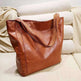 Retro Shoulder Bag Big Pocket Oil Wax Totes - EX-STOCK CANADA