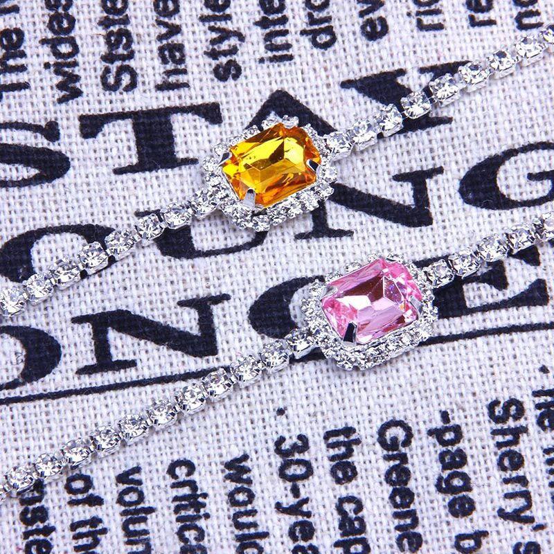 Rhinestone Clavicle Chain Simple Temperament Exquisite Diamond Women Necklace - EX-STOCK CANADA