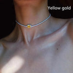 Rhinestone Clavicle Chain Simple Temperament Exquisite Diamond Women Necklace - EX-STOCK CANADA