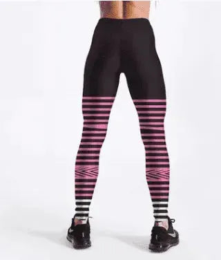 Rings Black Yoga Workout Leggings - EX-STOCK CANADA