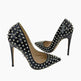 Rivet High Heels Pointed Stiletto Low-cut Shoes - EX-STOCK CANADA