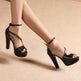 Roman Shoes With Thick Heels For Women - EX-STOCK CANADA