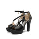Roman Shoes With Thick Heels For Women - EX-STOCK CANADA