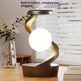 Rotating Moon Desk Night Light Wireless Phone Charging LED Night Light Decorative Desktop Night Lamp Motion Sensor Night Light - EX-STOCK CANADA