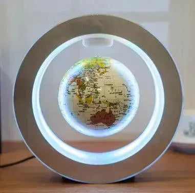 Round LED light World Map Floating Globe Magnetic Levitation Light Anti Gravity Magic Home Decor Decorative Night LED Light - EX-STOCK CANADA