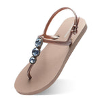 Sandal Slippers Wear Flat Bottom Herringbone Slippers For Women - EX-STOCK CANADA