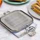Sandwich BBQ Grill Sandwich Oven Food Bread Stainless Steel Barbecue Net BBQ Grill Breakfast Baking Tool - EX-STOCK CANADA