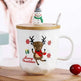 Santa Claus Christmas Tree Ceramic Cup Cartoon Mug - EX-STOCK CANADA