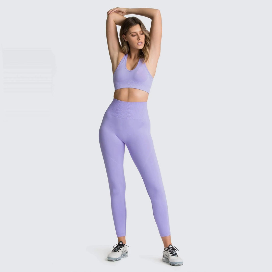 Seamless Gym Set Nylon Woman Sportswear - EX-STOCK CANADA