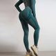 Seamless Yoga Pants Sports Gym Fitness Leggings Or Long Sleeve Tops Outfit - EX-STOCK CANADA