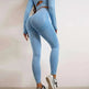 Seamless Yoga Pants Sports Gym Fitness Leggings Or Long Sleeve Tops Outfit - EX-STOCK CANADA