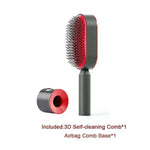 Self Cleaning Hair Brush For Women key Massage Scalp - EX-STOCK CANADA