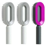 Self Cleaning Hair Brush For Women key Massage Scalp - EX-STOCK CANADA