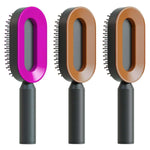 Self Cleaning Hair Brush For Women key Massage Scalp - EX-STOCK CANADA