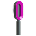 Self Cleaning Hair Brush For Women key Massage Scalp - EX-STOCK CANADA